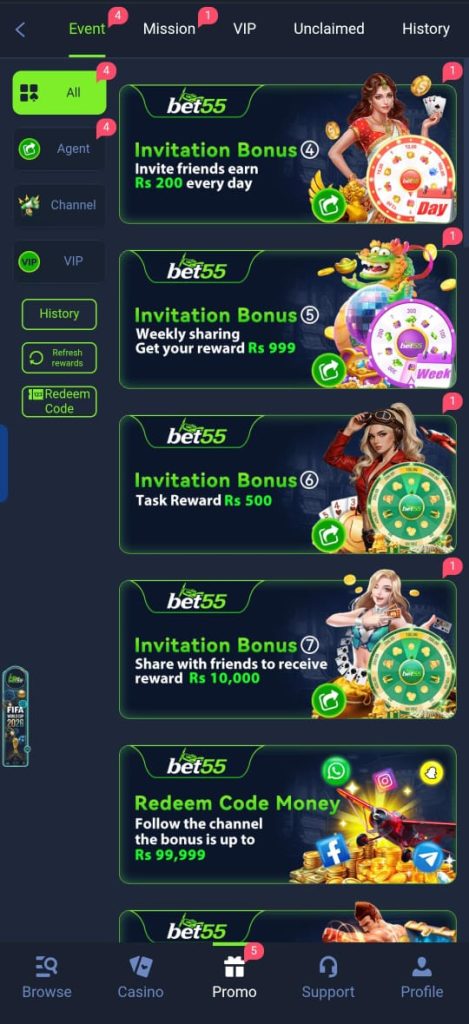 BET55 Game